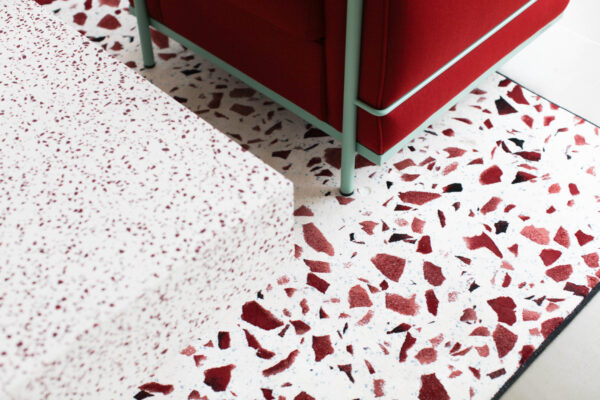 Carpet Terrazzo Red